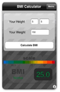 Image of BMI calculator for iPhone