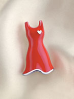 Image of the Red Dress Tack Pin