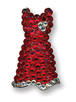 Image of the Special 5th Anniversary Red Dress Pin